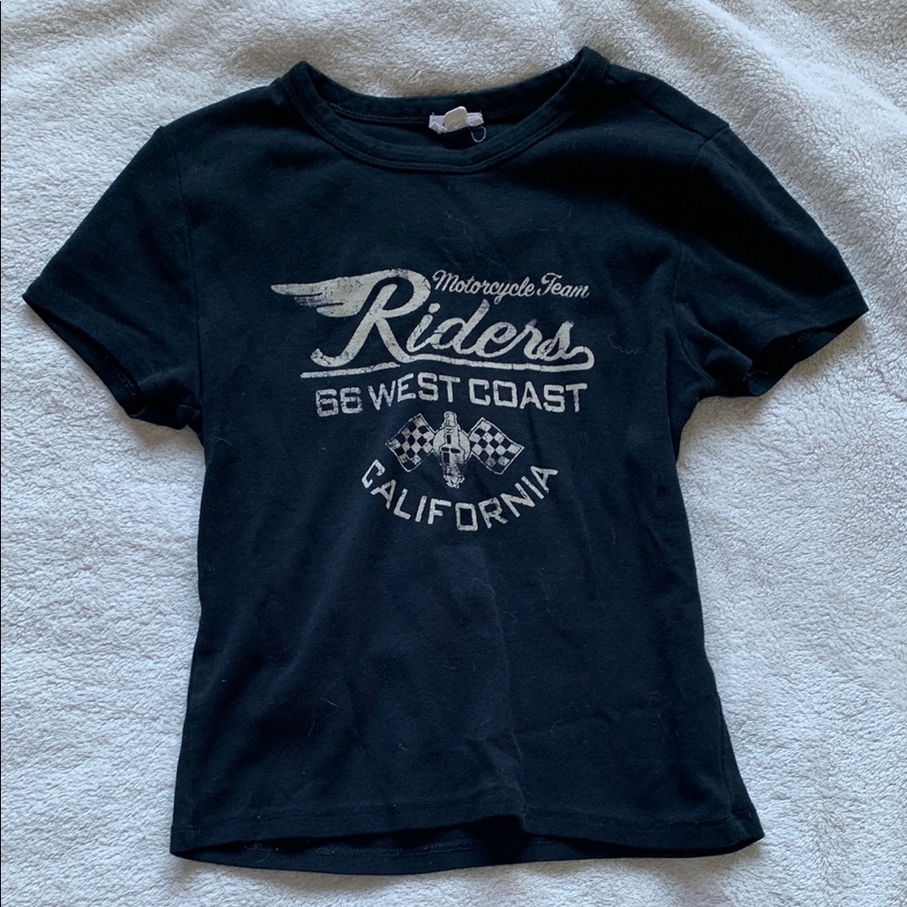 Garage Black Riders Graphic Short Sleeve Tee